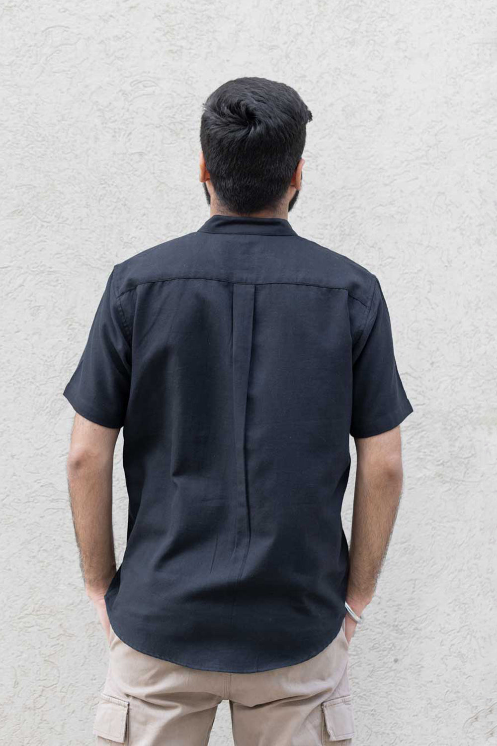 Breeze - Handloom Relaxed Shirt - Black