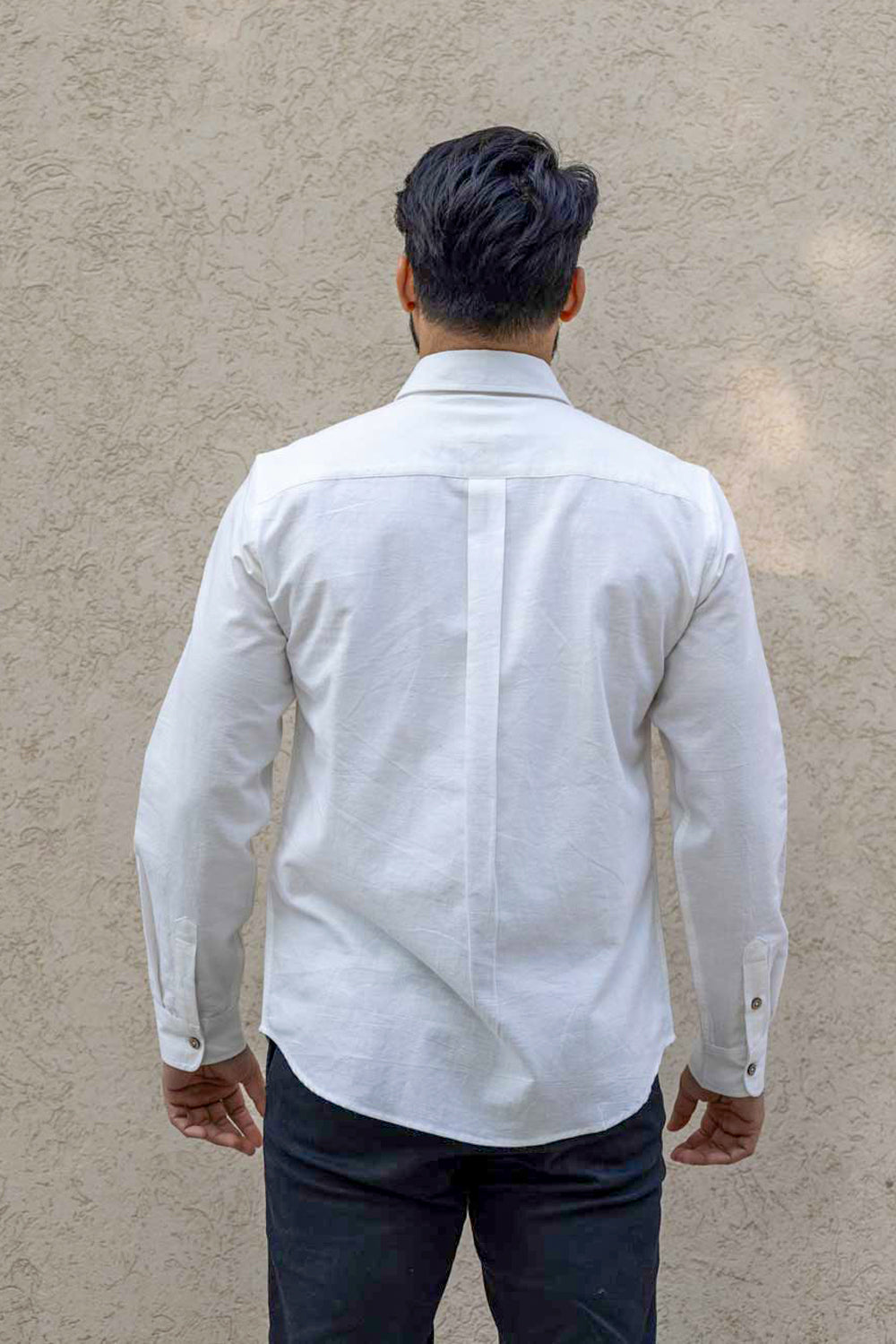 Essential - Everyday Handloom Shirt - White